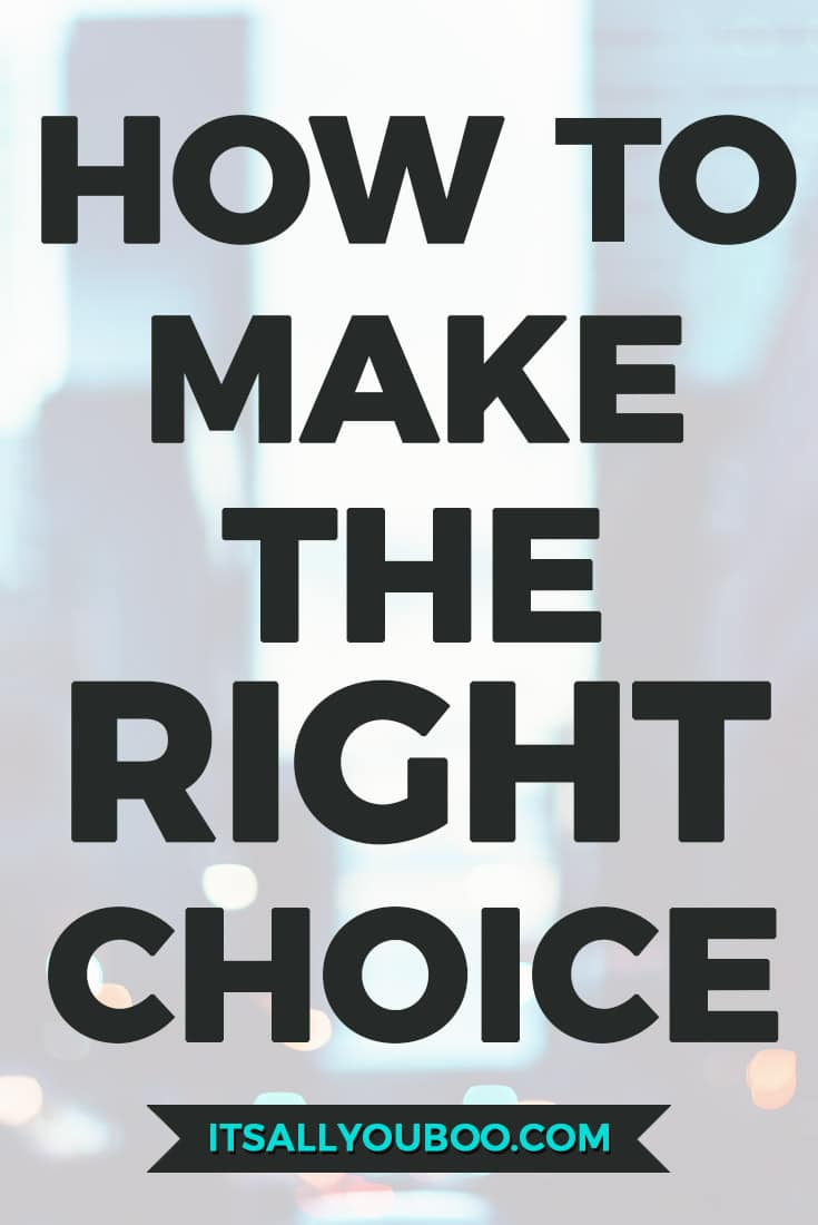 Are you the worst at making decisions? Do you have a hard choice to make, but just can't? Here are 10 Easy Ways to make the right choice or choose the right path in life. Plus, get your FREE Printable Right ChoiceTipsheet.
