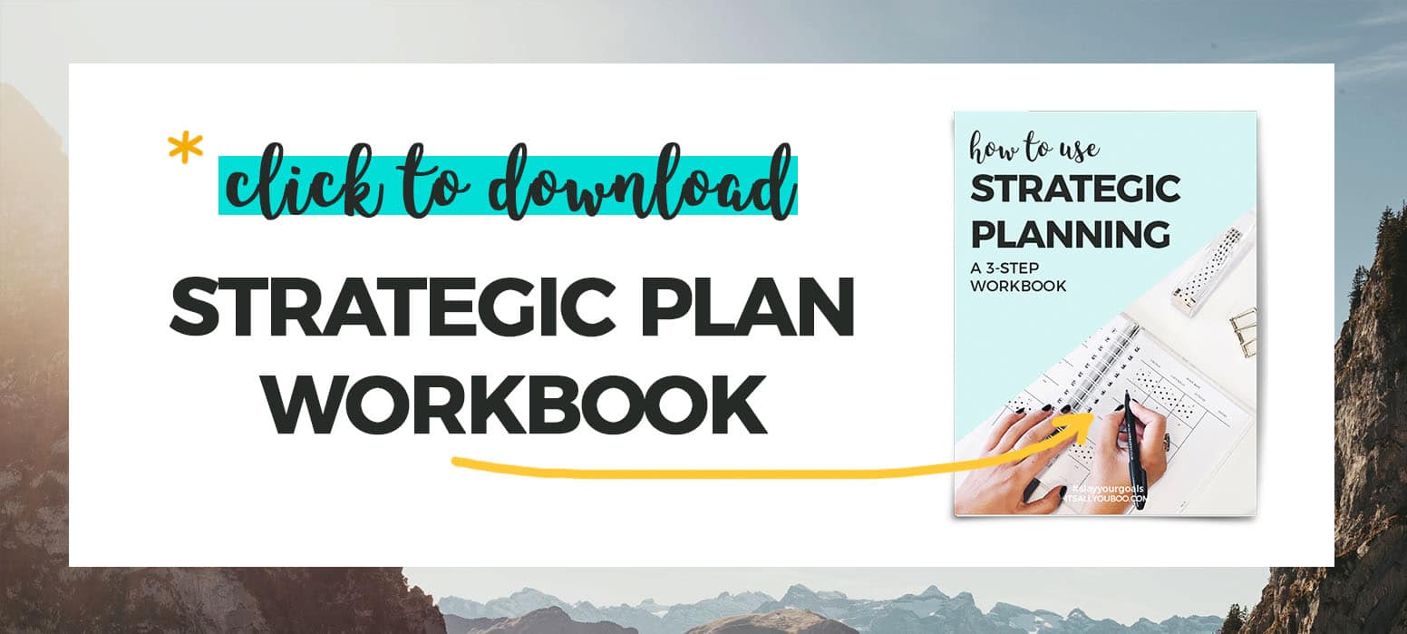 Click to Download, Strategic Plan Workbook + Preview Image