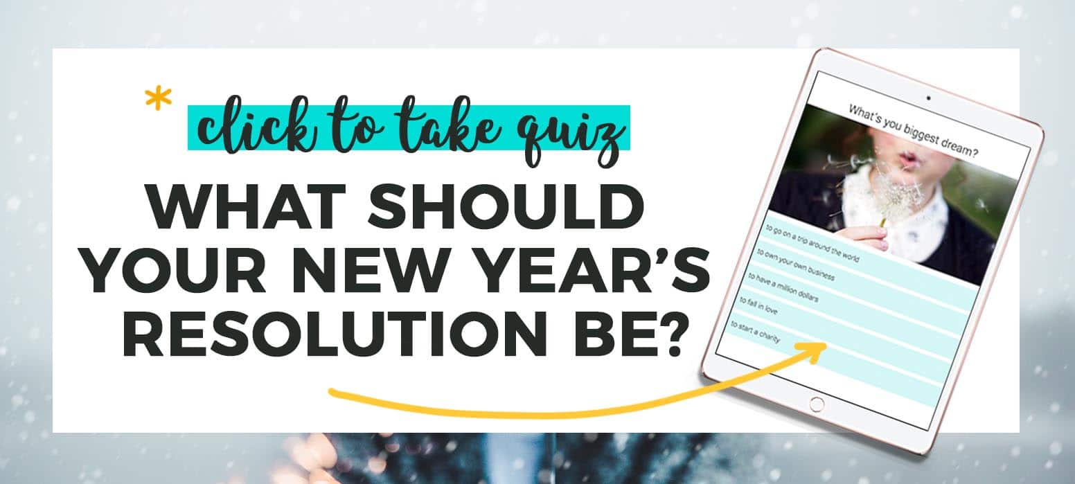 Take the New Year's Resolution Quiz