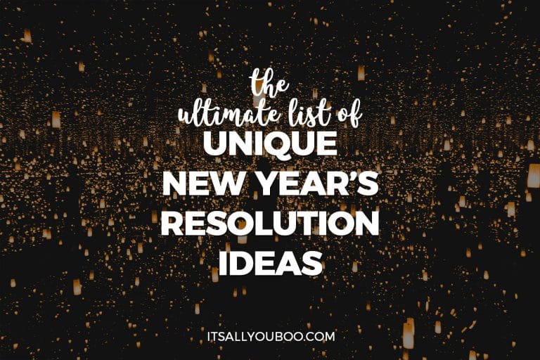 Unique New Year's Resolution Ideas
