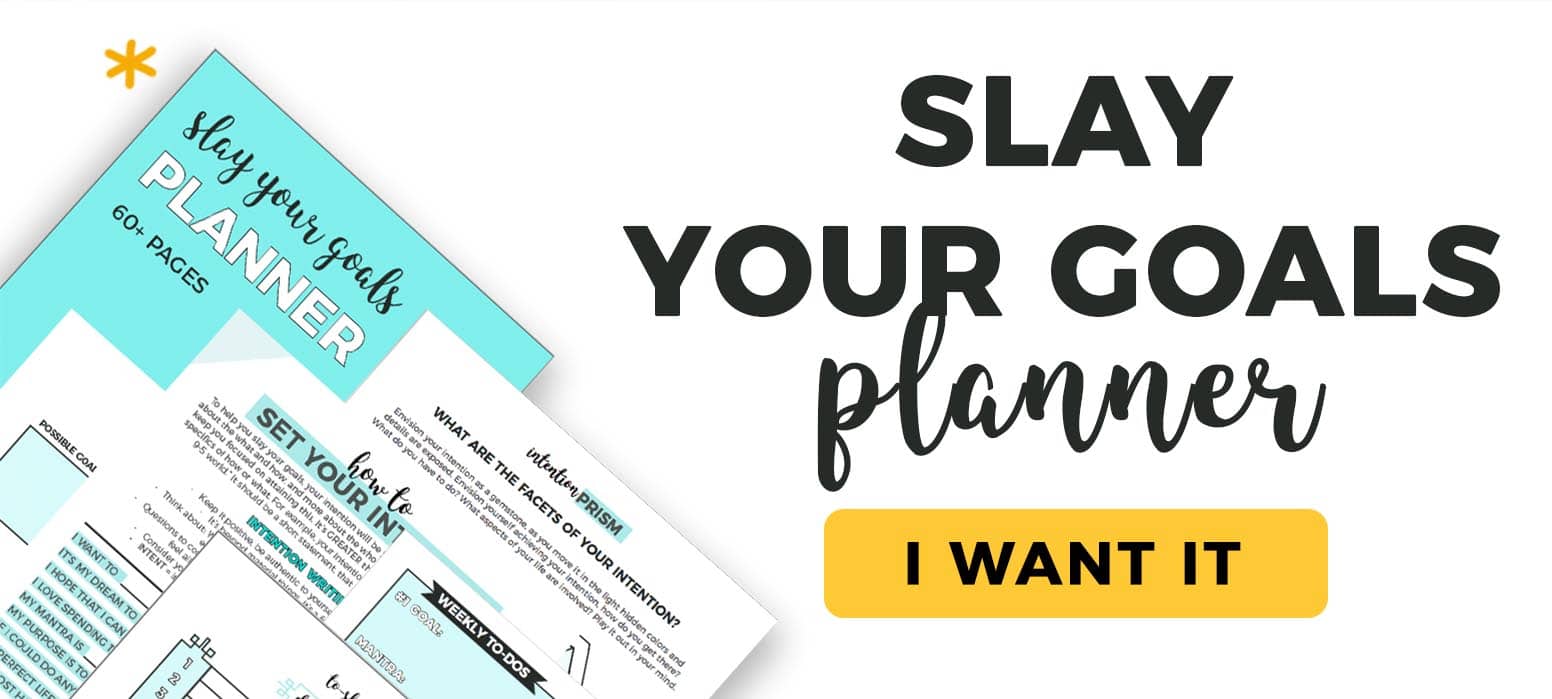 Slay Your Goals Planner