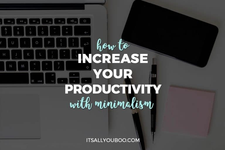 How to Increase Your Productivity with Minimalism
