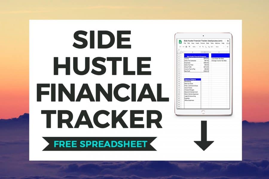 Side Hustle Financial Tracker (Free Spreadsheet)