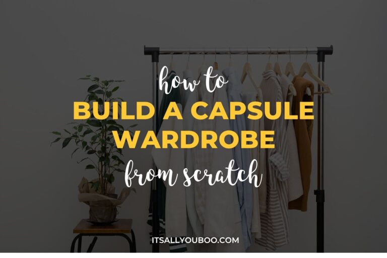 Capsule Wardrobe from Scratch. Feature blog post image.