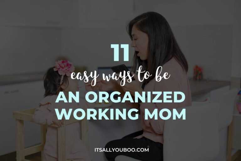 Organized Working Mom. Featured image for blog post.