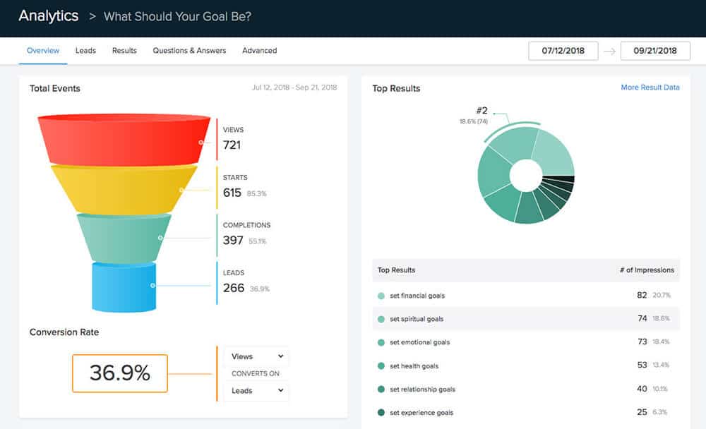 Create an online quiz with Interact