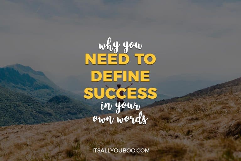 Why You Need to Define Success in Your Own Words