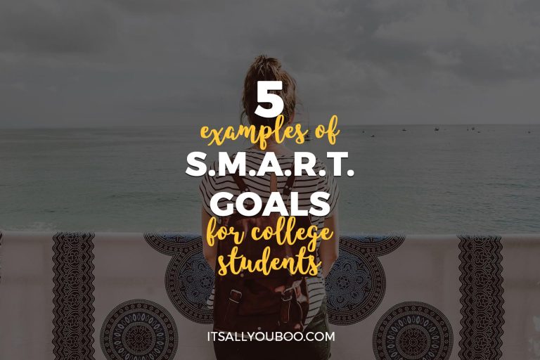 5 Examples of SMART Goals for College Students