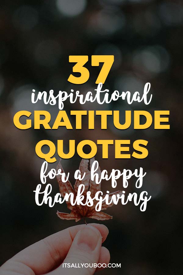 37 Inspirational Gratitude Quotes for a Happy Thanksgiving