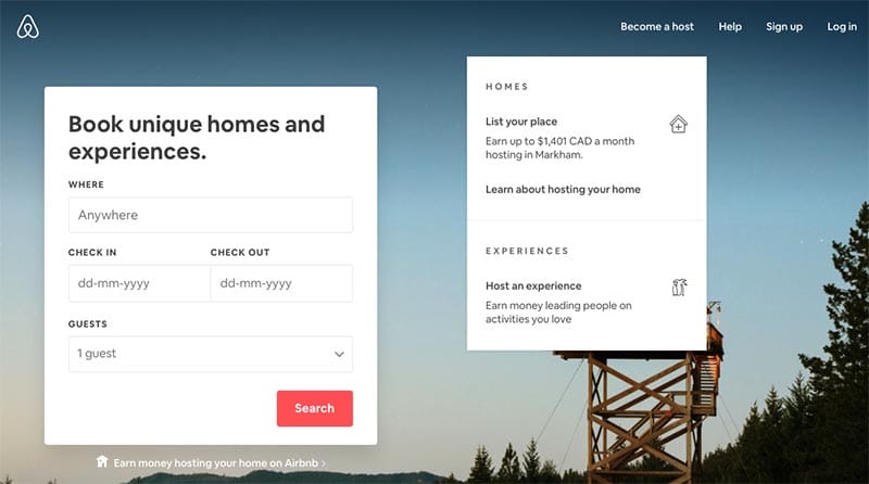 Make money at home renting a room on Airbnb