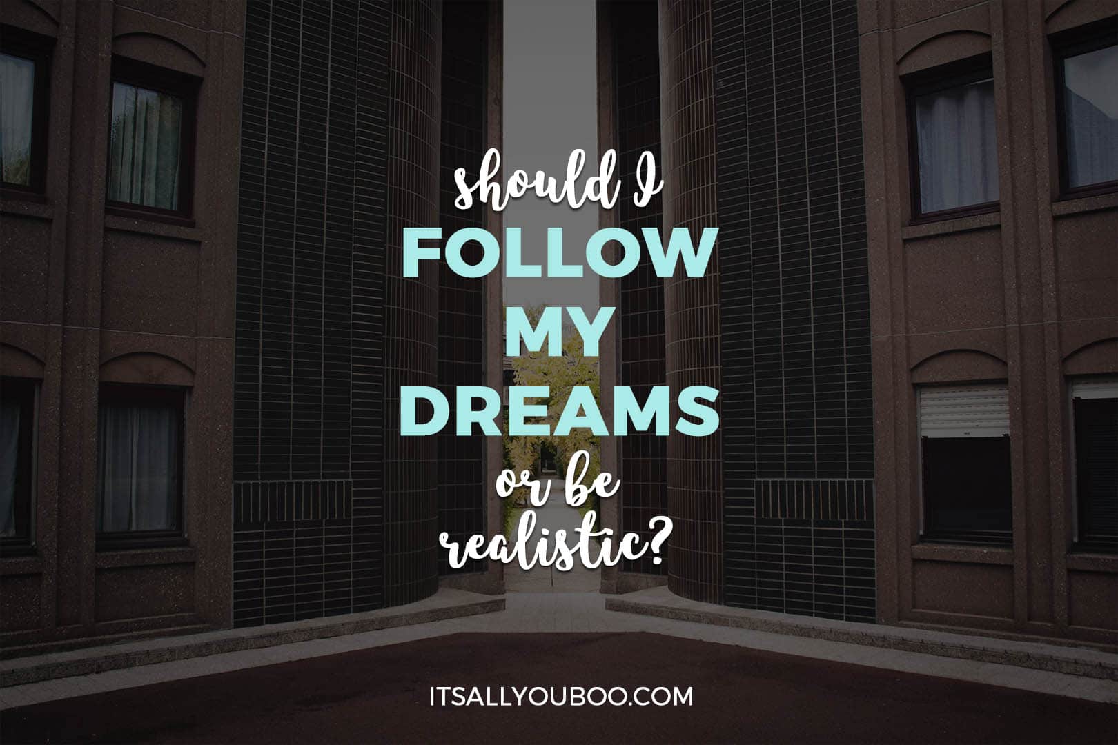 Should I Follow My Dreams or Be Realistic?