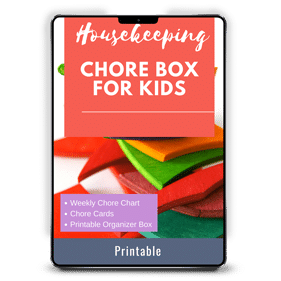 Housekeeping Chore Box for Kids and Families