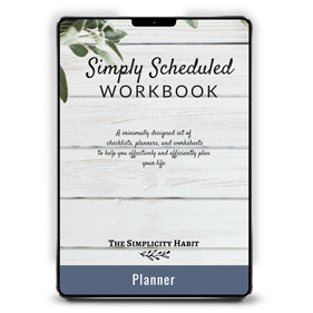 Simply Scheduled Workbook