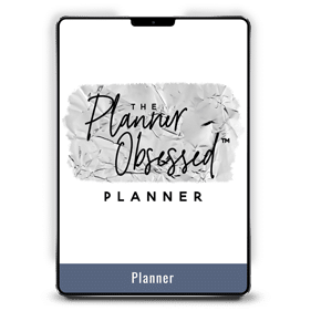 The Planner Obsessed Planner
