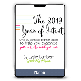 Year of Intent by Leslie Lambert