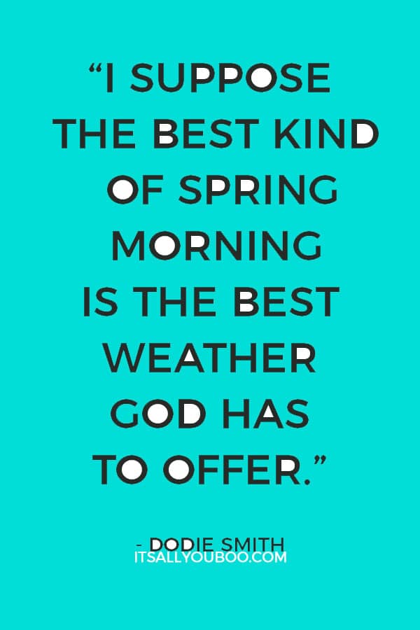 spring weather quotes