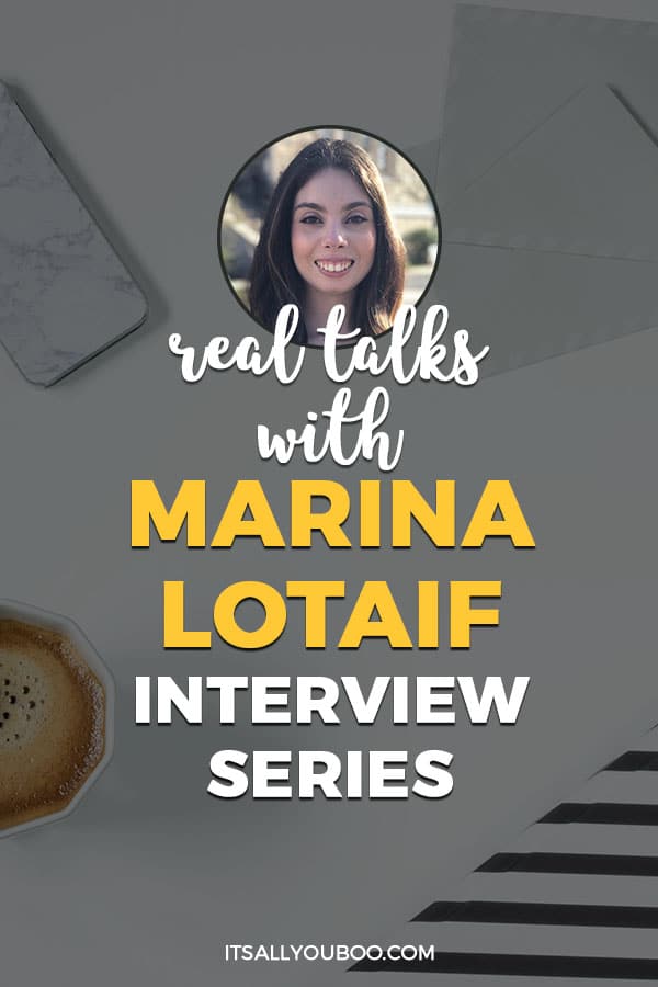 Real Talks with Marina Lotaif Interview Series