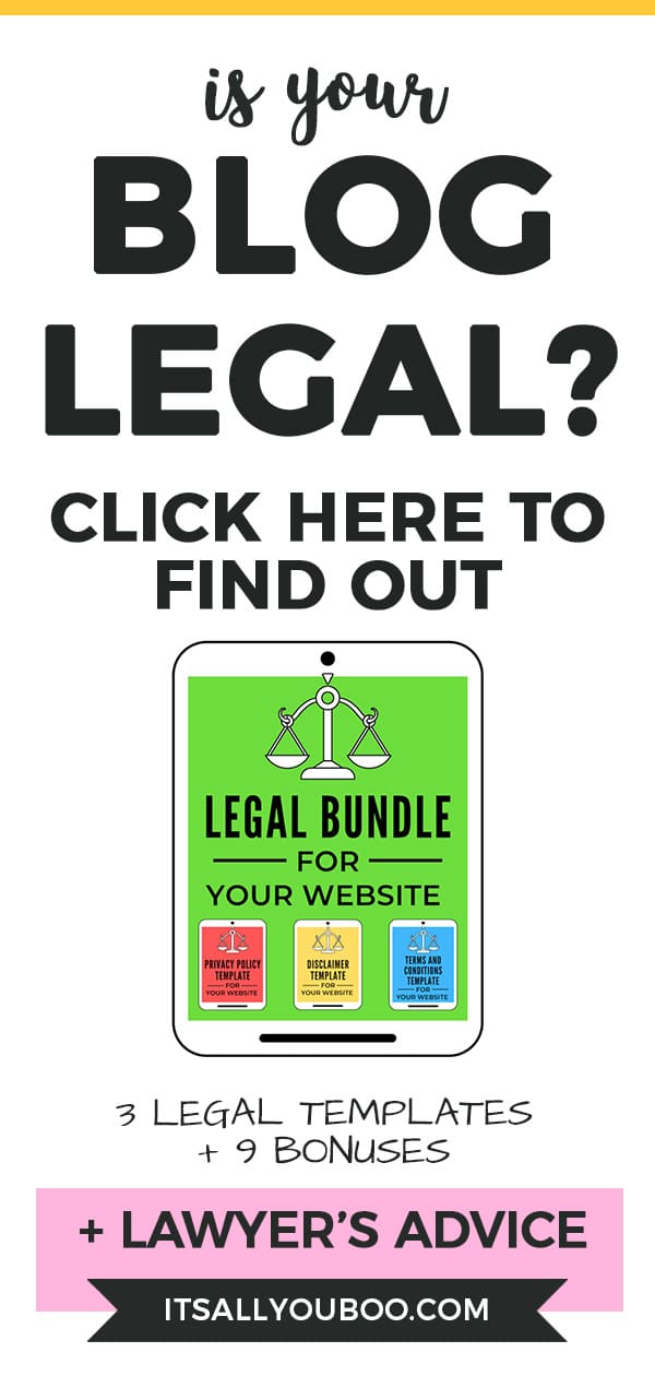 is your blog legal?