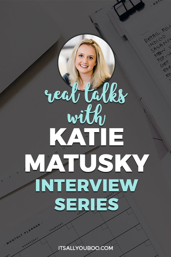 Real Talks with Katie Matusky of Entropy Organized