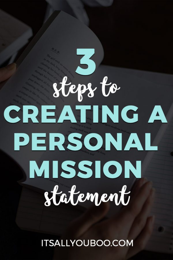 3 Steps to Creating a Personal Mission Statement