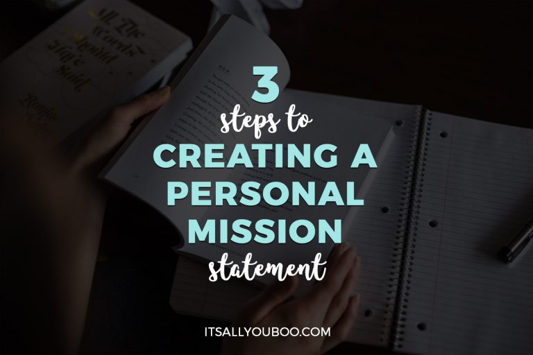 3 Steps to Creating a Personal Mission Statement