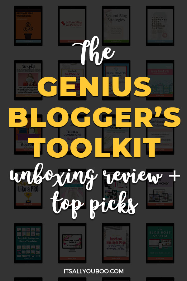 The Genius Blogger's Toolkit 2021 Review