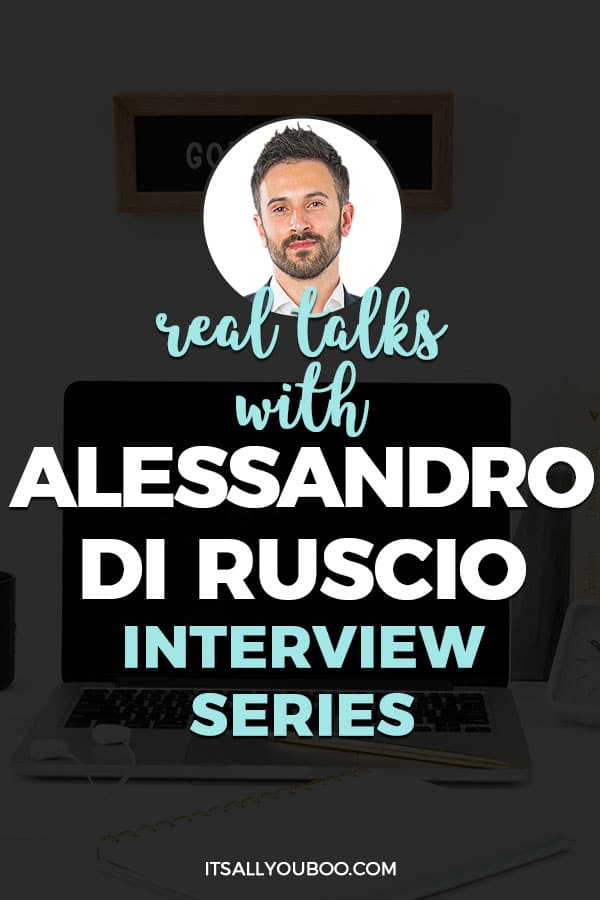 Real Talks with Alessandro Di Ruscio, Online Marketing Expert