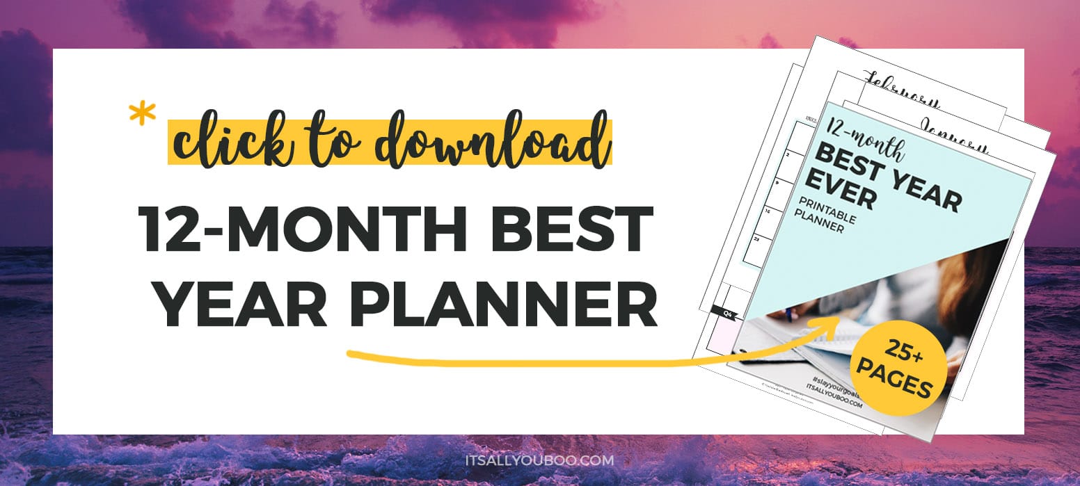 Get Your Free 12-Month Printable Planner