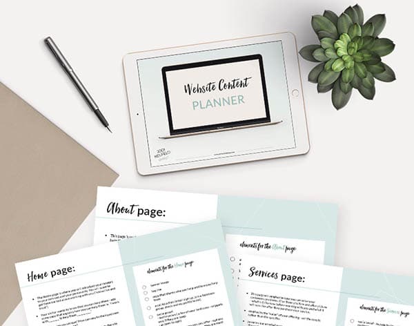 100 Free Printables and Courses - Website Content Planner