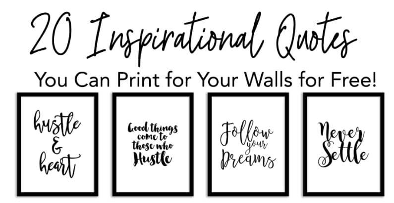 Free Printables and Free Quotes - Inspirationanl