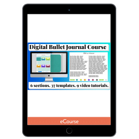 Customizable Digital Bullet Journal: For Teachers and Graduate Students