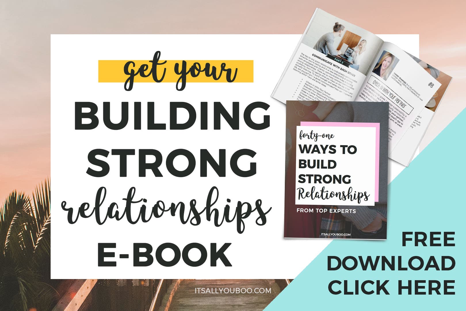 Get your FREE Building strong relationships eBook