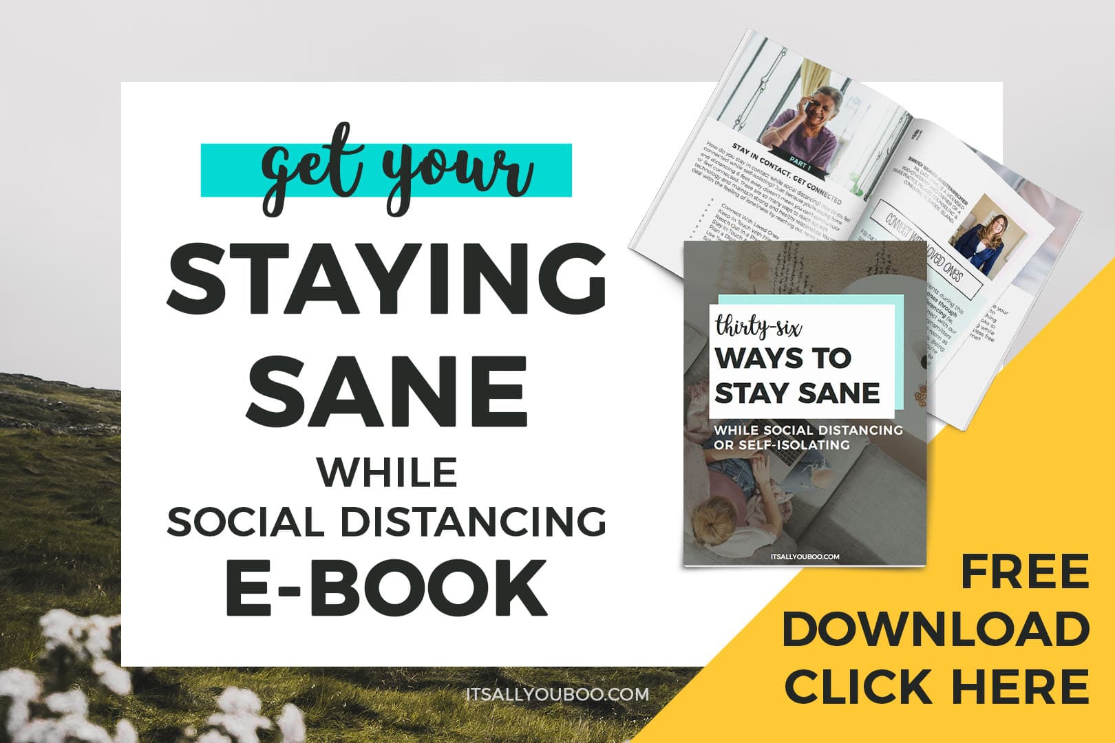 Get your Staying Sane while social distancing ebook