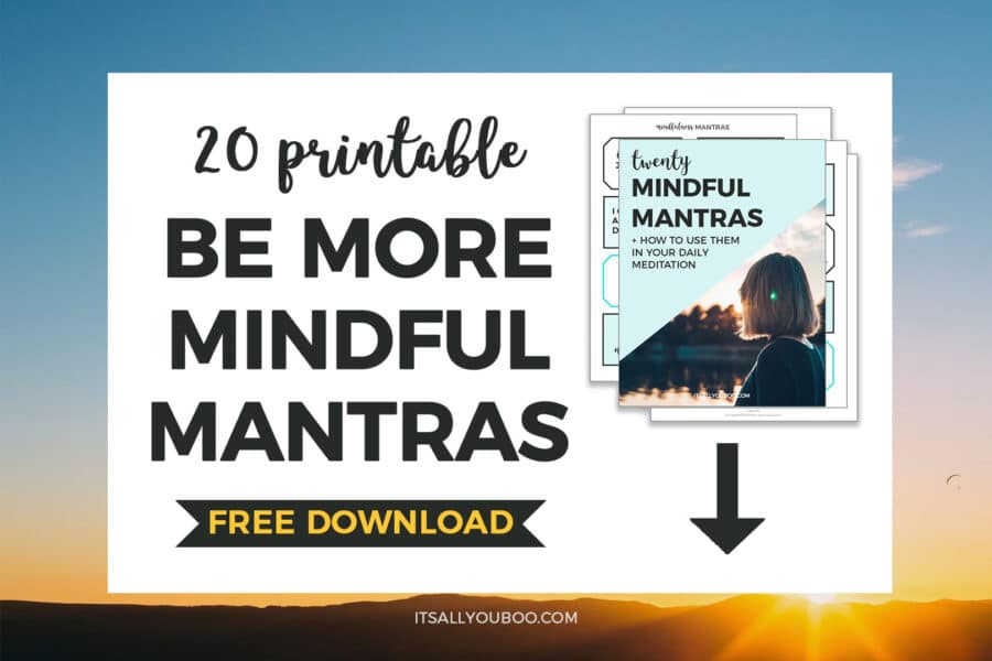 FREE Printable Mindfulness Mantras