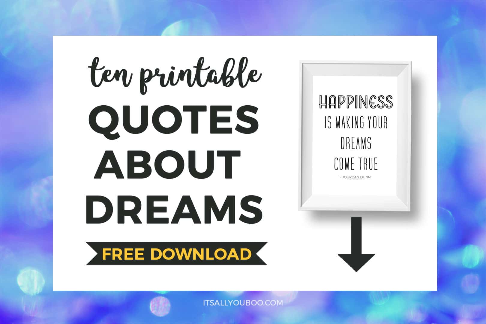 Printable Quotes About Dreams