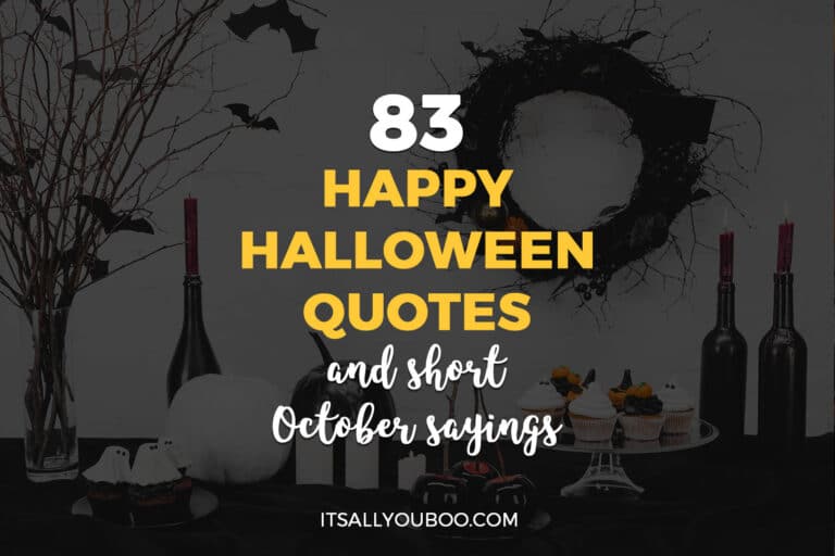 83 Happy Halloween Quotes and Short October Sayings