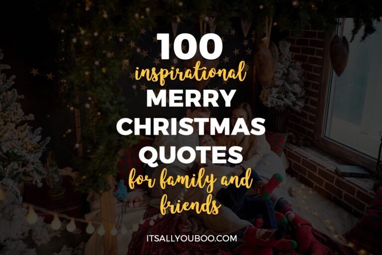100 Inspirational Merry Christmas Quotes for Family and Friends