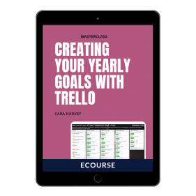 Creating Your Yearly Goals with Trello