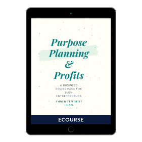 Purpose, Planning and Profits