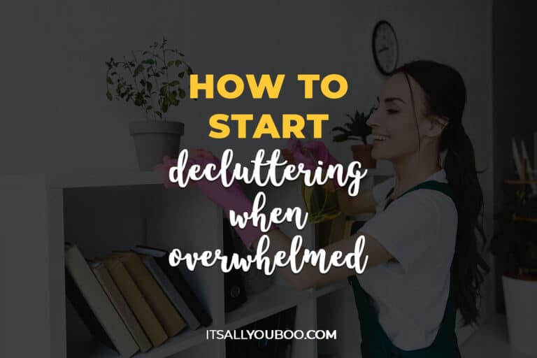 How to Start Decluttering When Overwhelmed With Stuff
