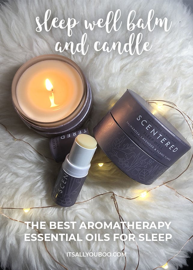 Scentered Sleep Well Aromatherapy Balm and Candle for Sleep