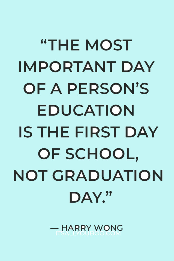 happy first day of school quotes