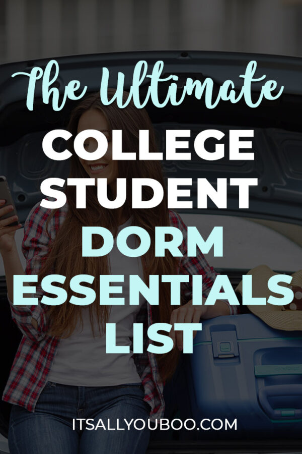 The Ultimate College Student Dorm Essentials List