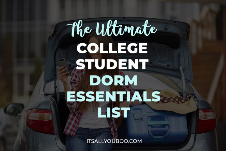 The Ultimate College Student Dorm Essentials List