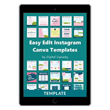 Easy Edit Instagram Template