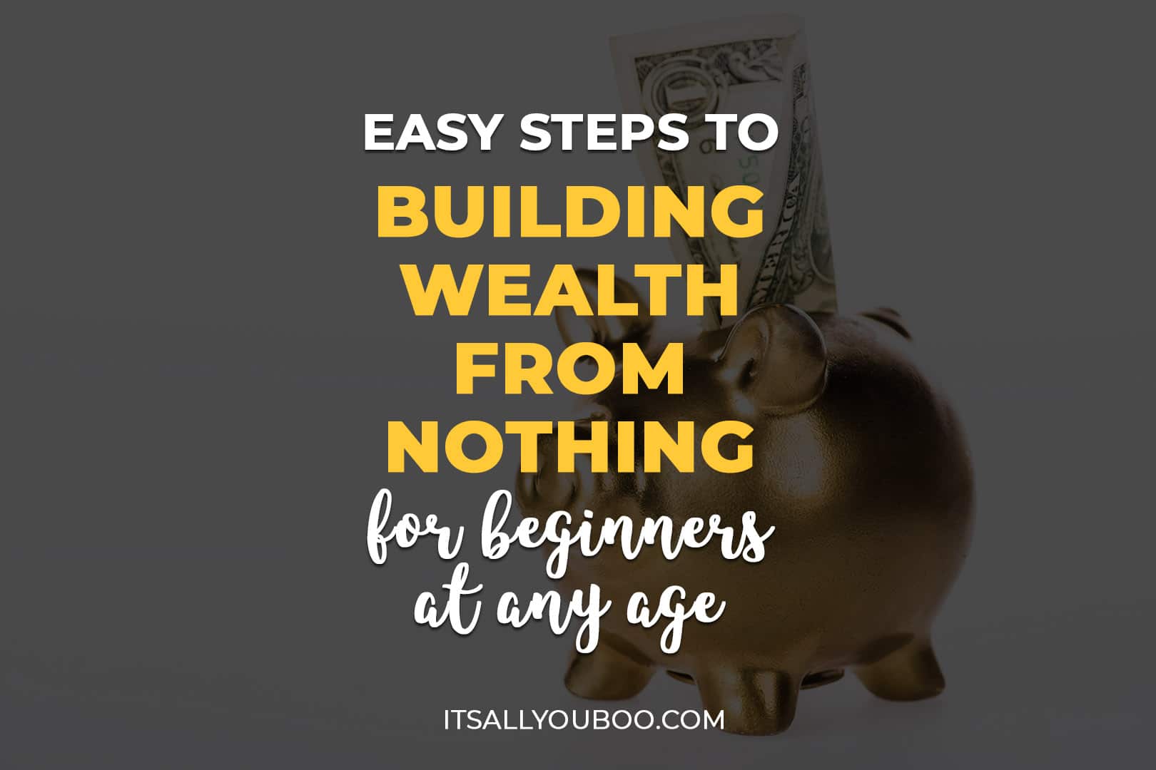 Easy Steps to Building Wealth from Nothing for Beginners at Any Age