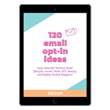 120 Email Opt-In Ideas