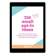 120 Email Opt-In Ideas