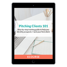 Pitching Clients 101