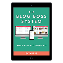 The Blog Boss System